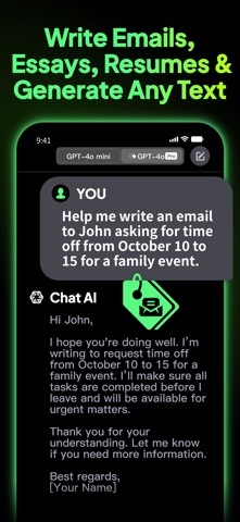AI Chat Bot Assistant: Chatbot iPhone screenshot