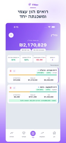 FiNav - ניהול כסף משפחתי screenshot