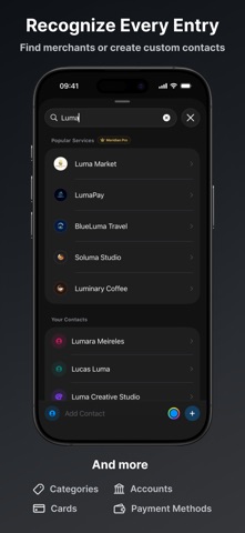 Meridian: Money Tracker iPhone screenshot