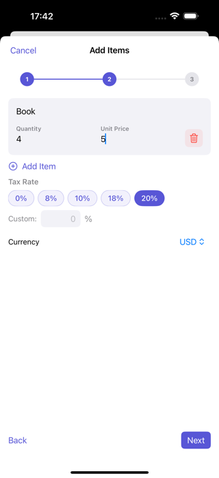 BillSnap: Invoice Maker Screenshot 4 of 7