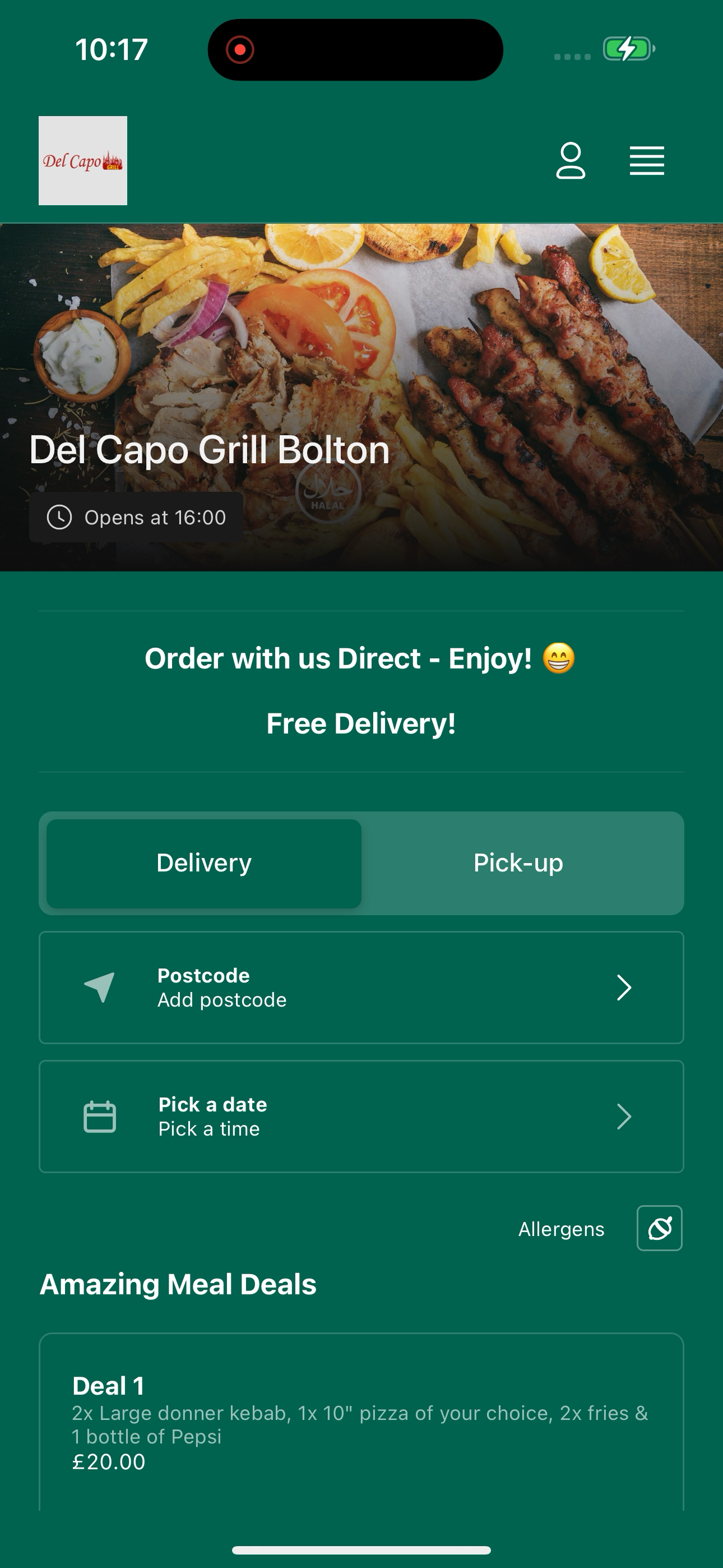 Del Capo Grill Bolton UK