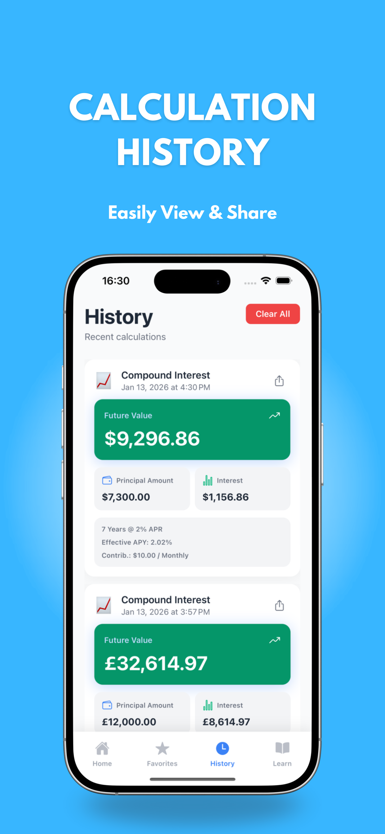 Compound Interest Calculator # screenshot 5