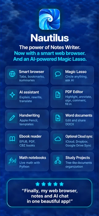 Notes Writer Pro: Beyond PDFs App Store search result