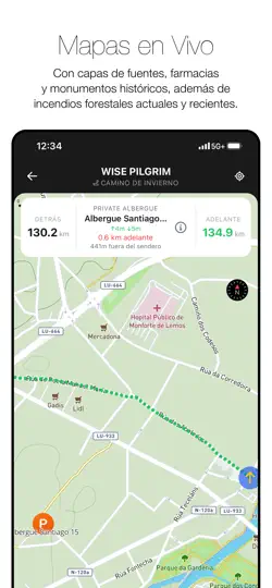 Captura de pantalla de Wise Pilgrim Invierno en iPhone 5