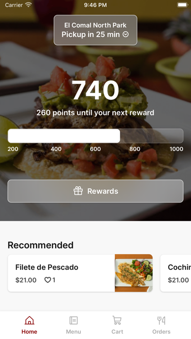 El Comal North Park iPhone screenshot 1 - Food & Drink app