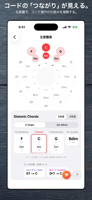 GuitarPath - ギターで音楽理論が身につくアプリ screenshot 2