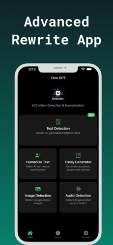 ZeroGPT: AI Rewrite & Humanize Screenshot 3 of 3