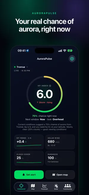AuroraPulse - Aurora Tracker screenshot 1