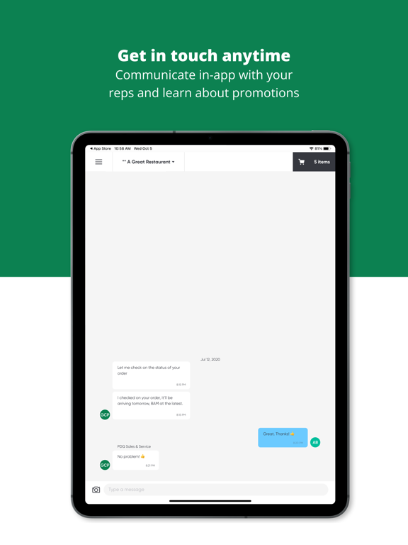 App screenshot