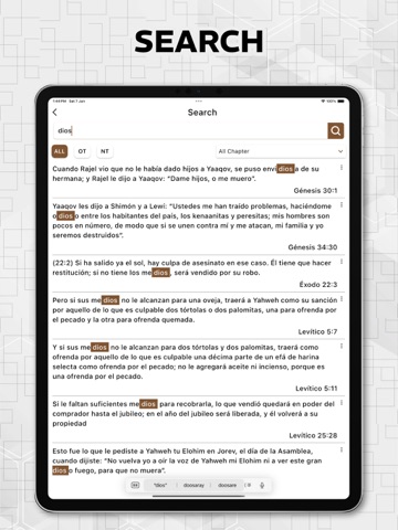 Biblia Israelita Nazarena, VIN iPad screenshot