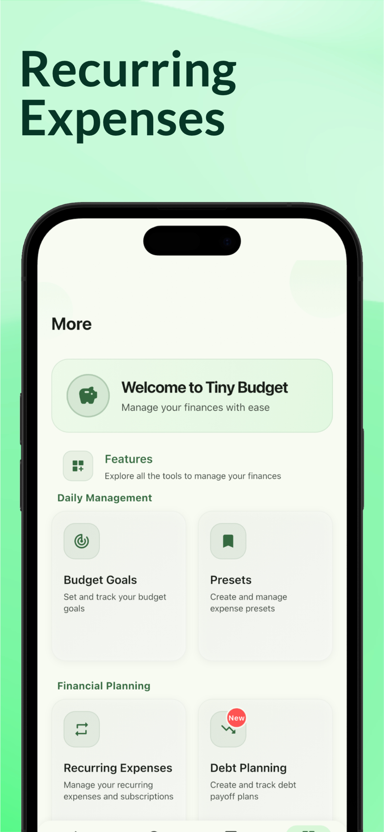 Tiny Budget: Expense Tracker screenshot 5
