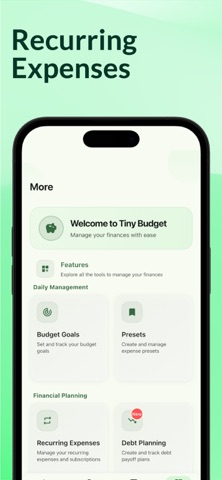 Tiny Budget: Expense Tracker Screenshot 5 of 5