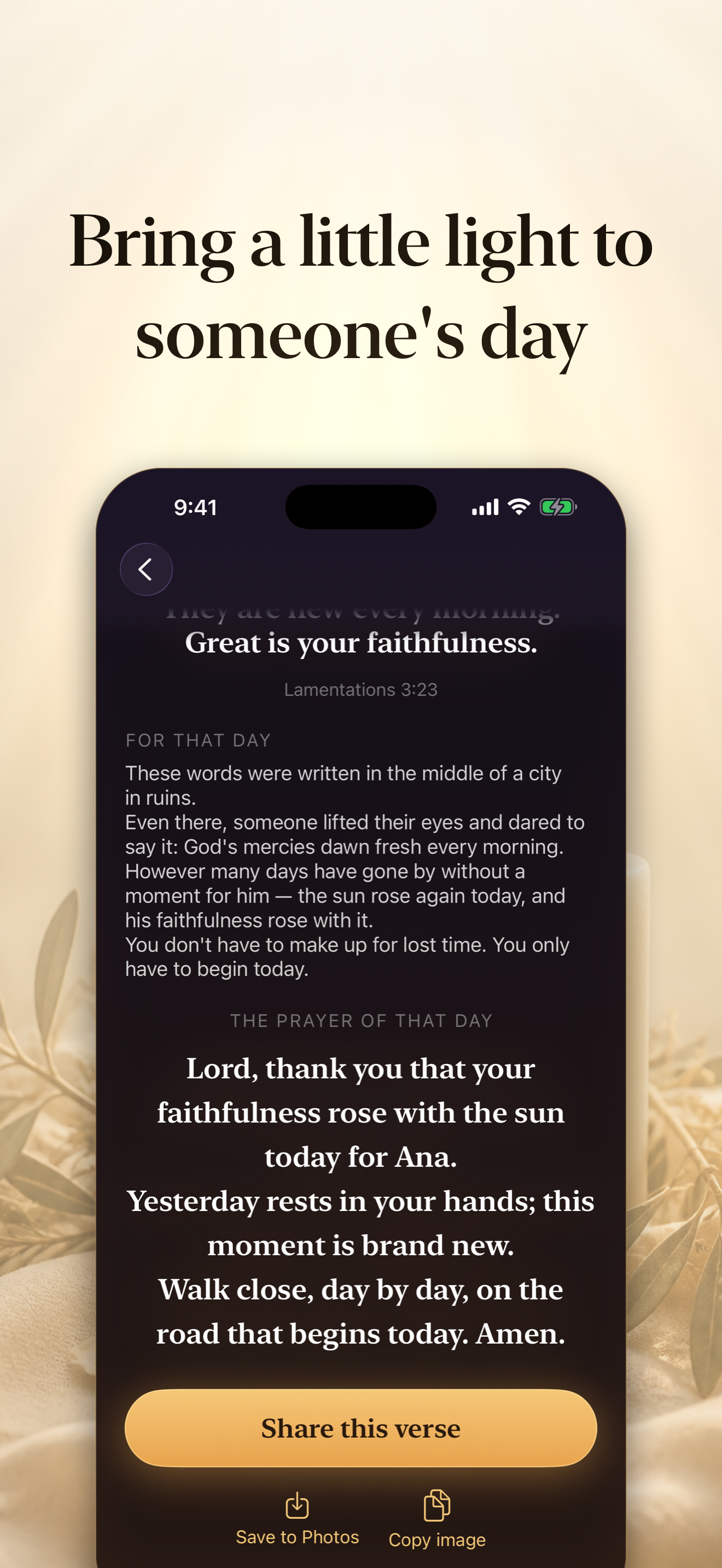 Bible: Daily Verse & Prayer screenshot 7