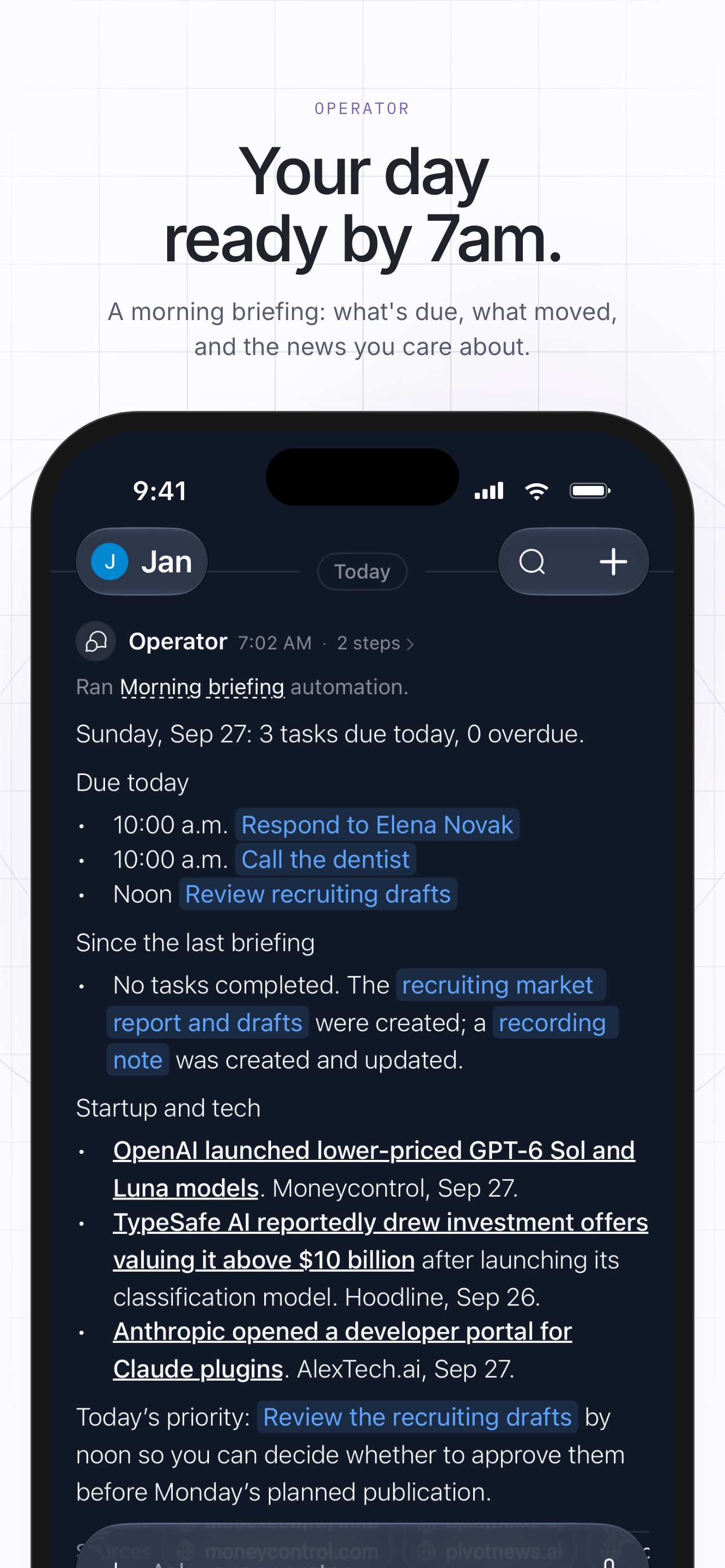 Screenshot 2 of Roma: AI Tasks & Reminders