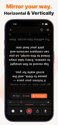 Video Teleprompter Mirror Pro Screenshot 2 of 9