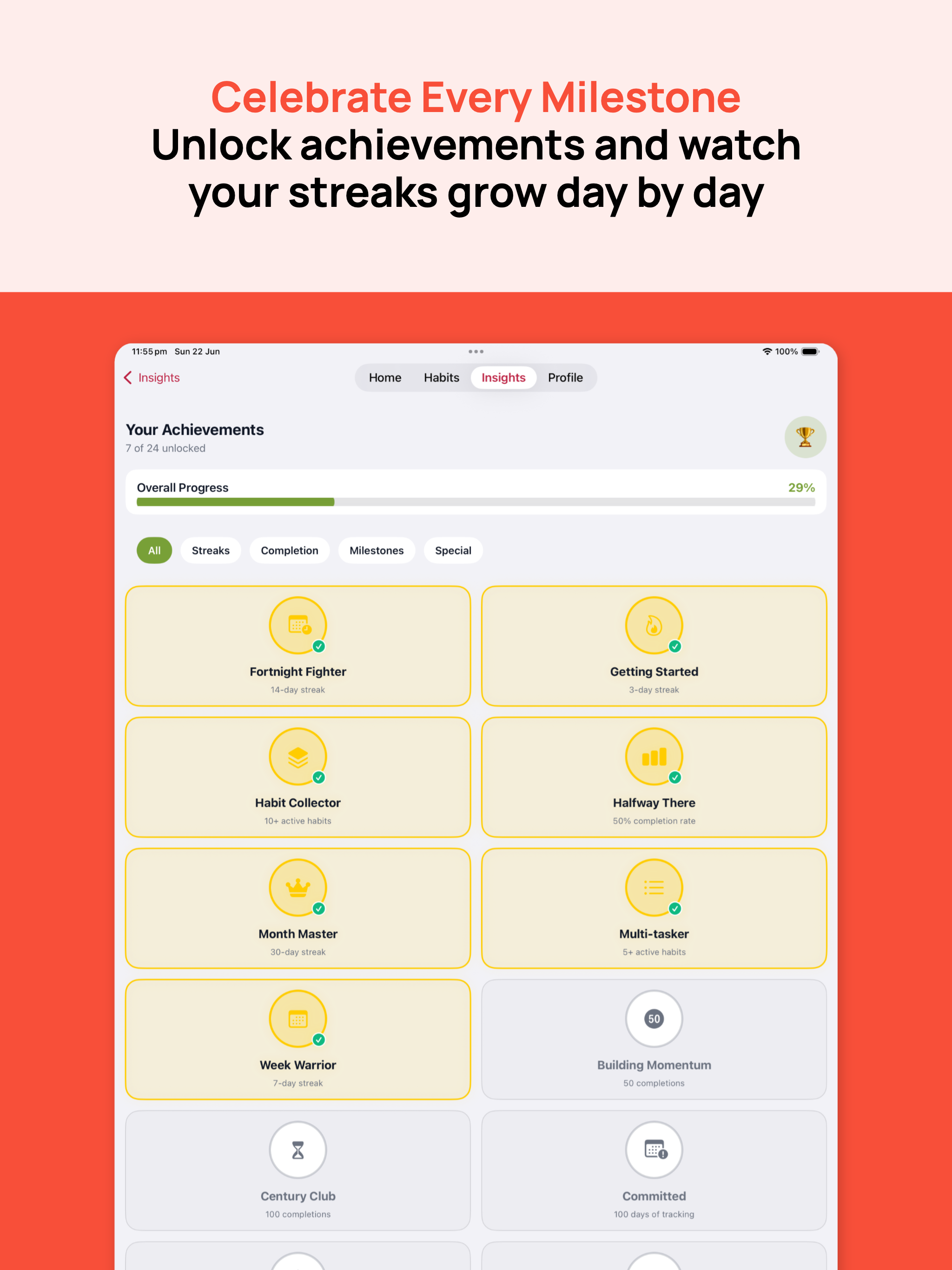 Streakify Habit & Life Tracker