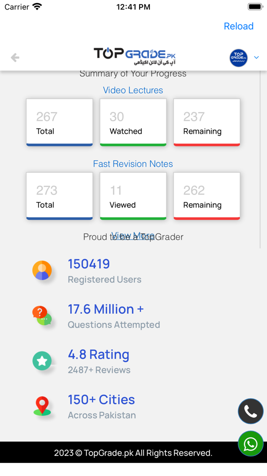 #3. TopGrade.pk (iOS) Ved: Munnan Sabir