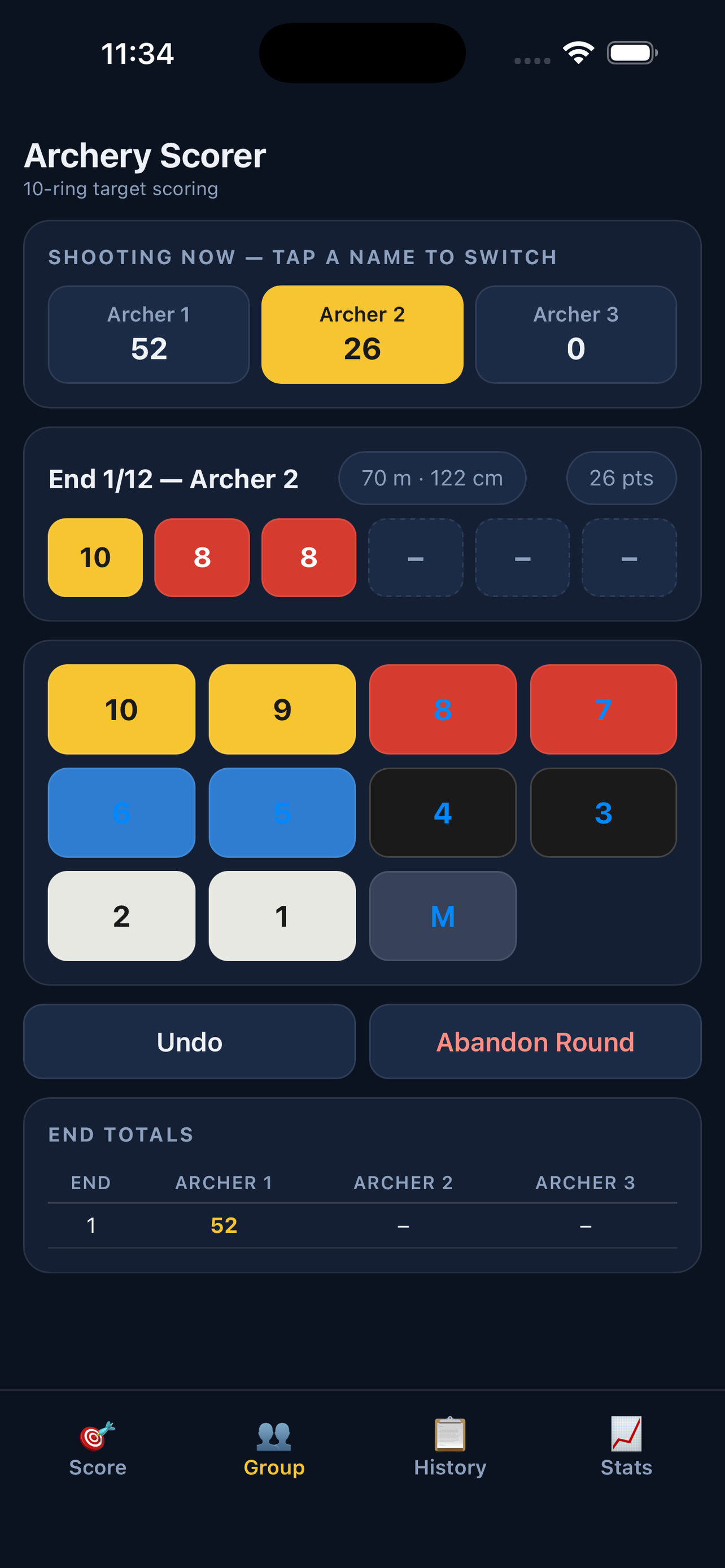 XarcheryXscore screenshot 3
