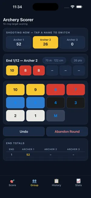 XarcheryXscore screenshot 3