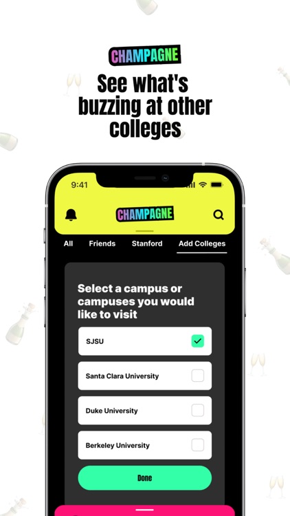 Champagne: College Lifestyle