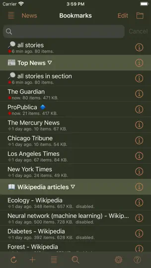 Captura de pantalla de Speak News - RSS News Reader en iPhone 1