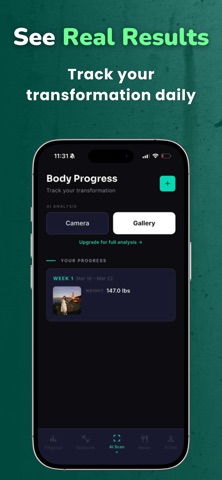 FITAI Fitness Workout Planner screenshot