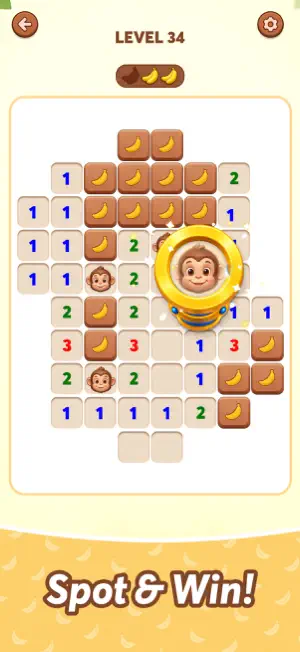 MonkeySweeper: Mines puzzles screenshot 2