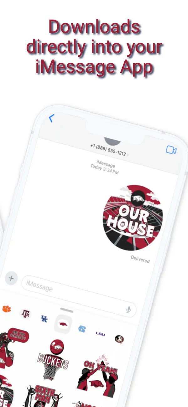 Screenshot #3 pour Razorbacks Sticker Pack 2024