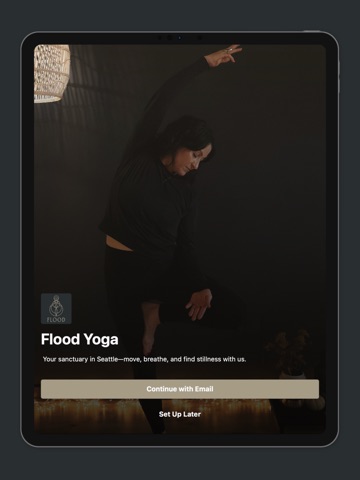 Flood Yoga iPad screenshot