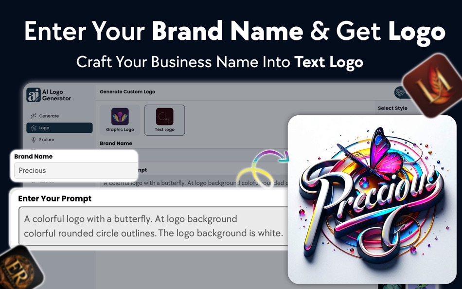 #3. Ai Logo Generator ~ Logo maker (macOS) 게시자: Fahid Zahoor