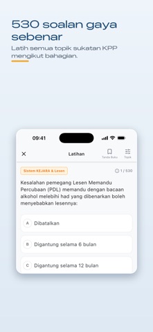 KPP JPJ: Driving Theory Test iPhone screenshot