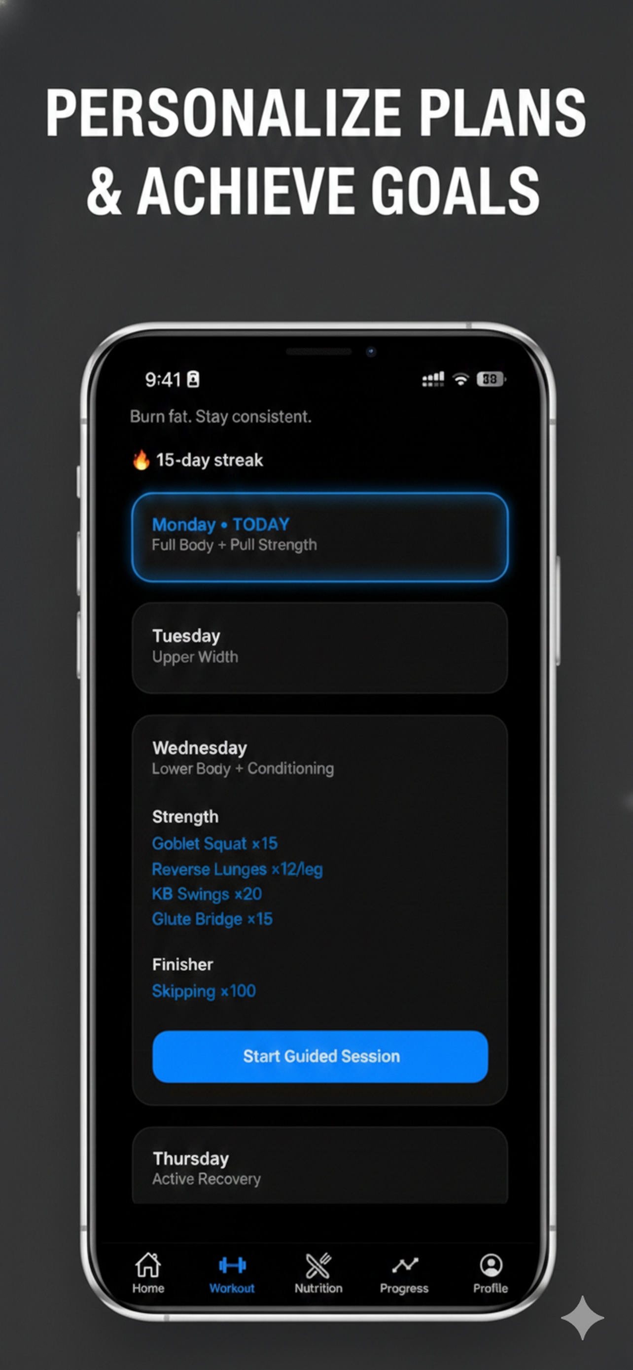 Personal Fitness Tracker screenshot 3