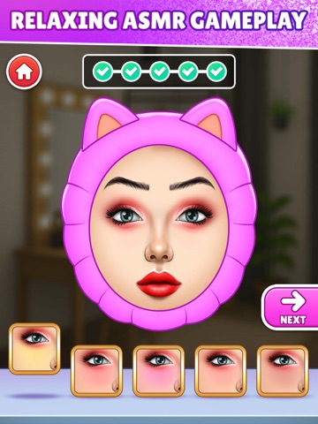 ASMR Salon: Skincare & Makeup iPad screenshot