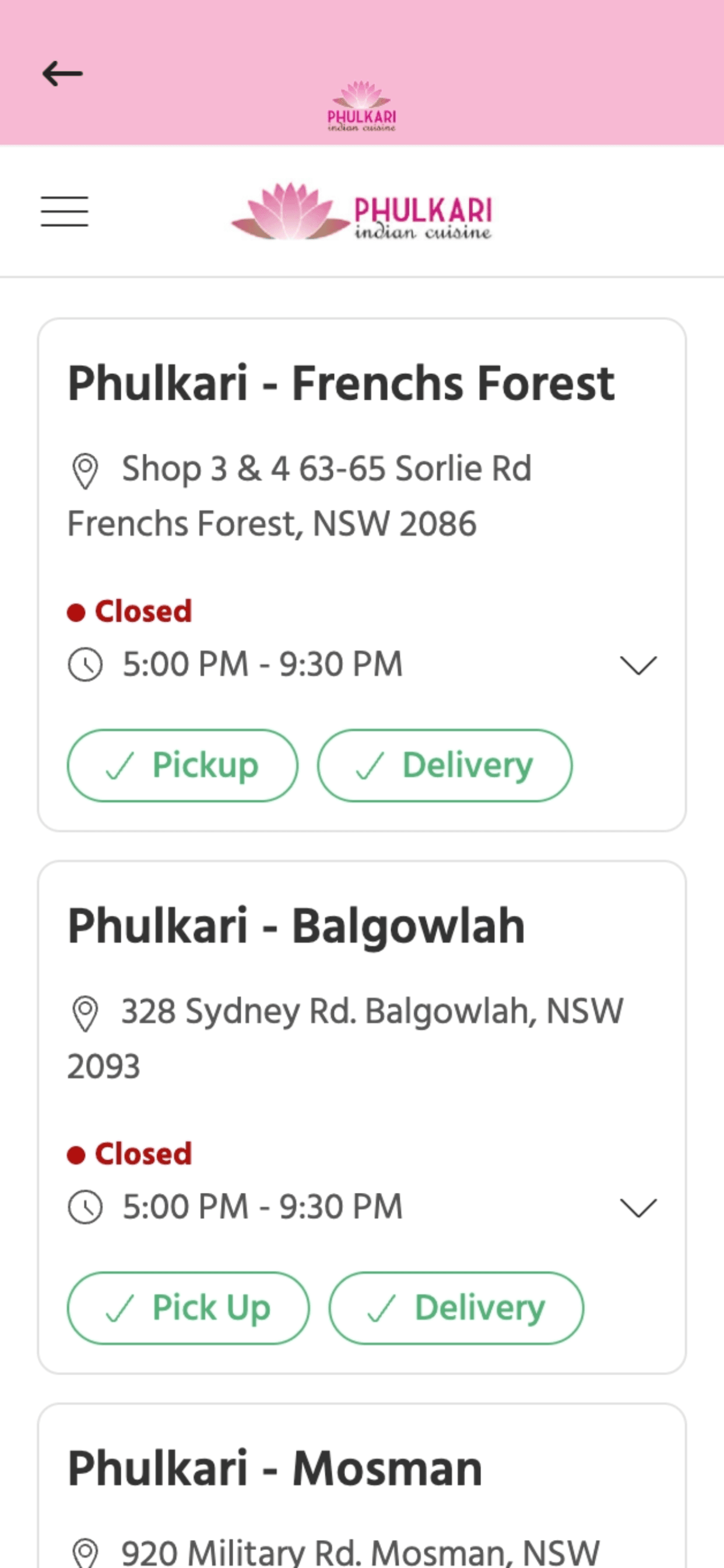 Phulkari Indian Cuisine