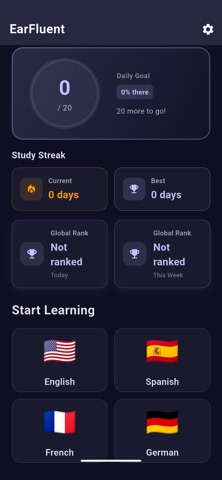 EarFluent Language Learning Screenshot 3 of 4