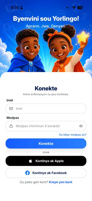 Yorlingo: Aprann Anglè screenshot 2