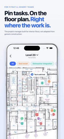 Fitout Flow: Construction App screenshot