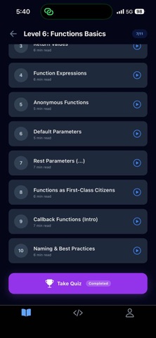 Learn Javascript Coding screenshot