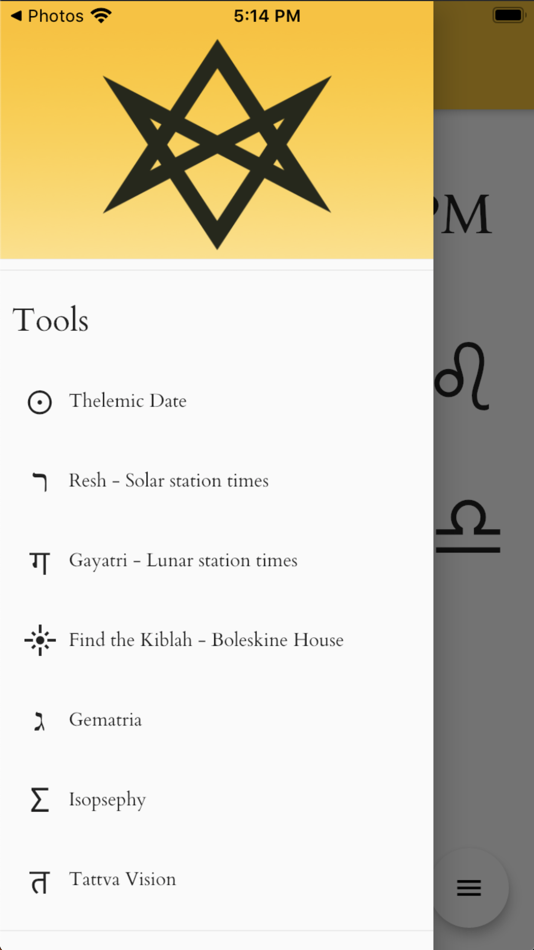 #2. Thelema 93 (iOS) Podle: Noon Shy, LLC