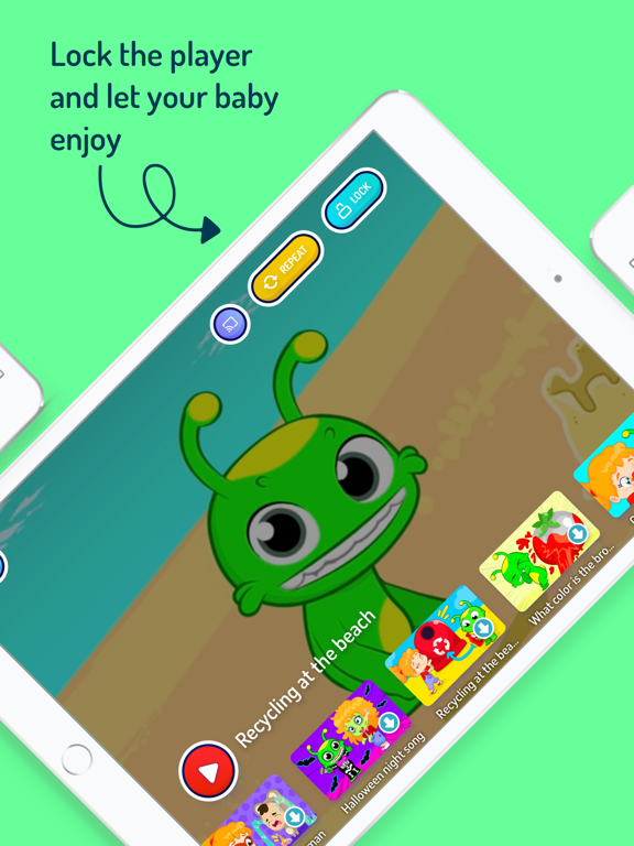 Groovy The Martian for kids iPad screenshot 4 - Education app
