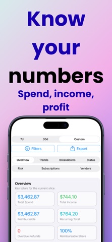 Receipts: Mileage, Tax Tracker screenshot