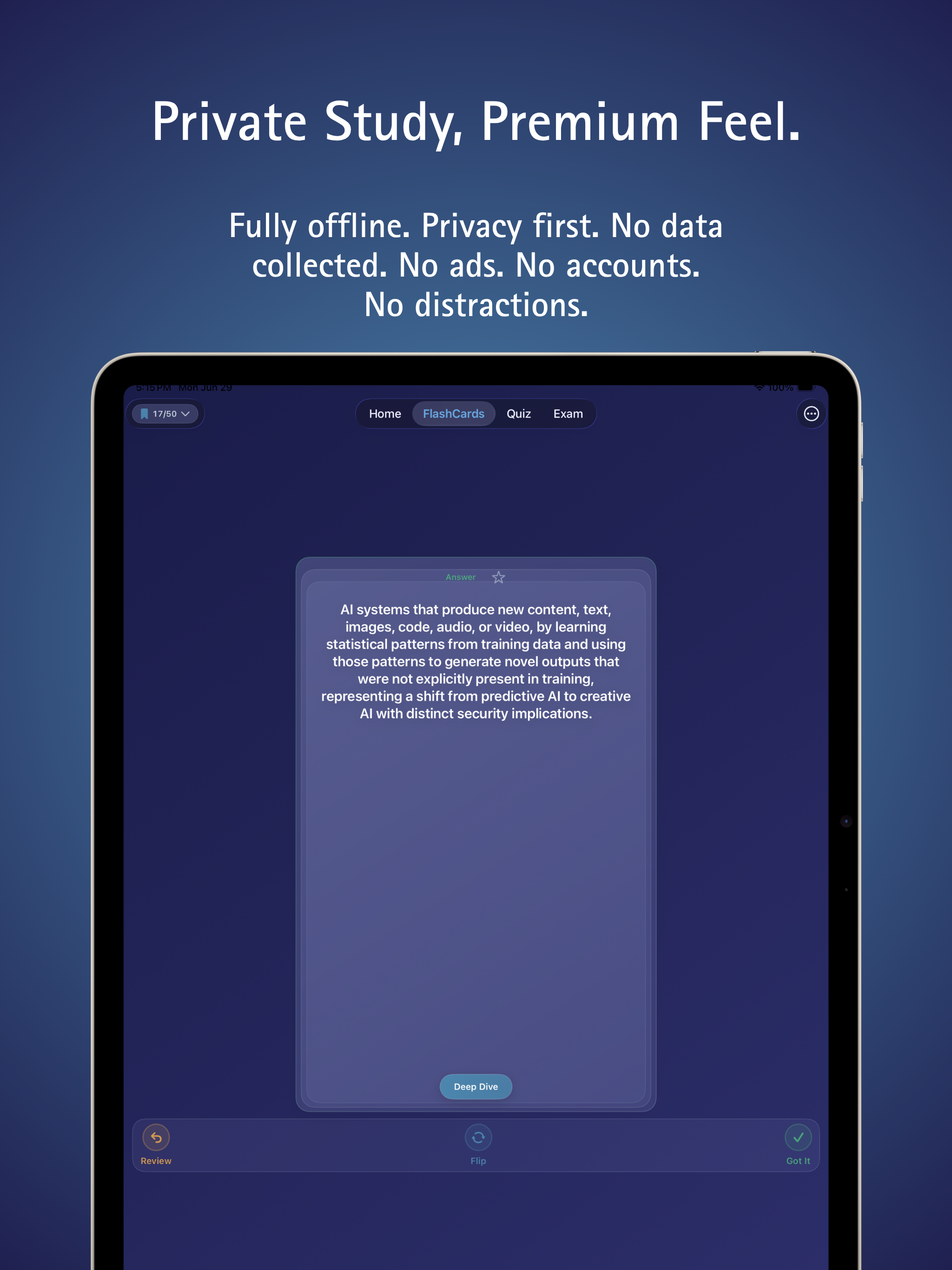 PhlashCards Security Test Prep screenshot 15