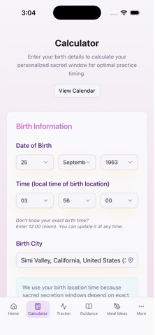 Sacred Secretion Tracker screenshot 2