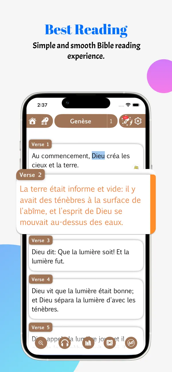 Screenshot #2 pour French Bible (La Bible)