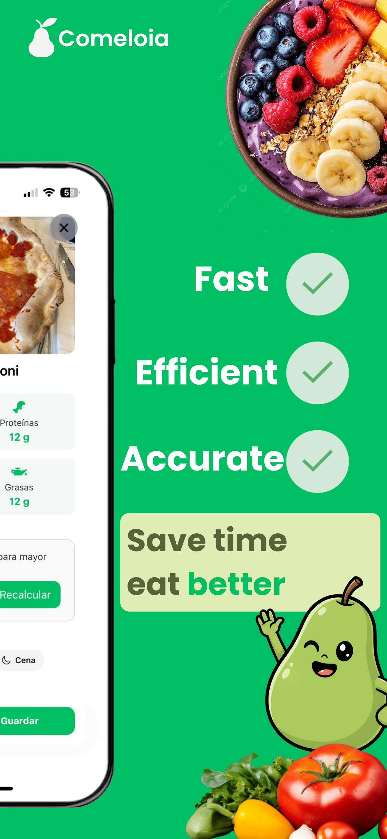 Comeloia: AI Calorie-Tracker screenshot 2