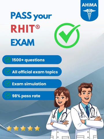AHIMA RHIT Exam Prep Test 2026 ipad screenshot 2