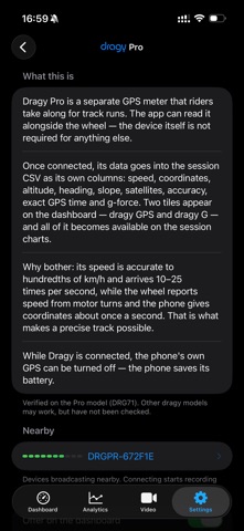 EUC Logger iPhone screenshot