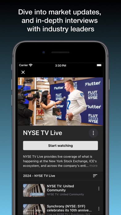 NYSE TV Screenshot