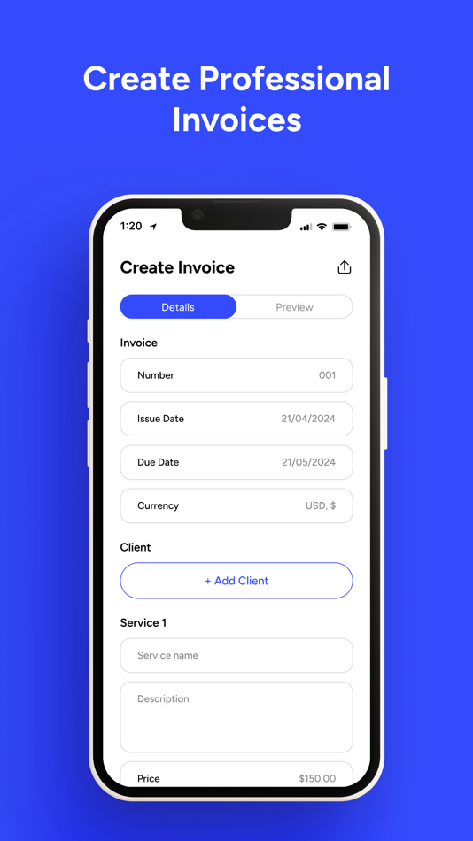 #5. Invoice Creator by Invoicify (iOS) Podle: 6Hive OU