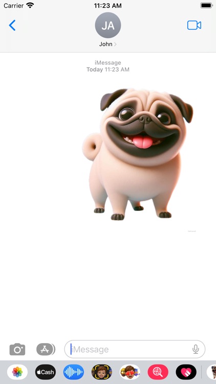 Happy Pug Stickers screenshot-3